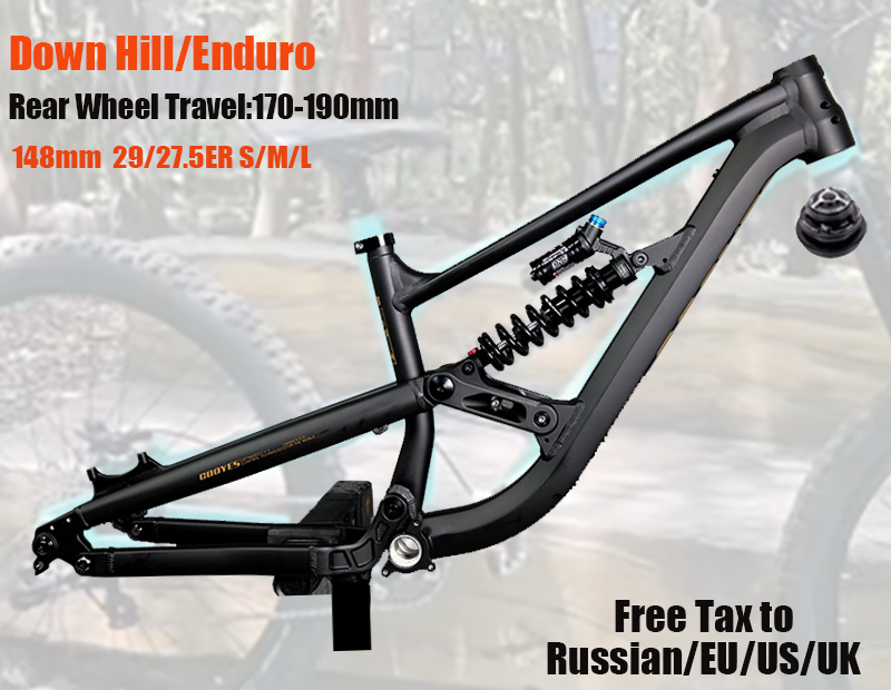 Mountain Biking In The Uk - Rangka Sepeda Enduro Full Suspension Aluminium