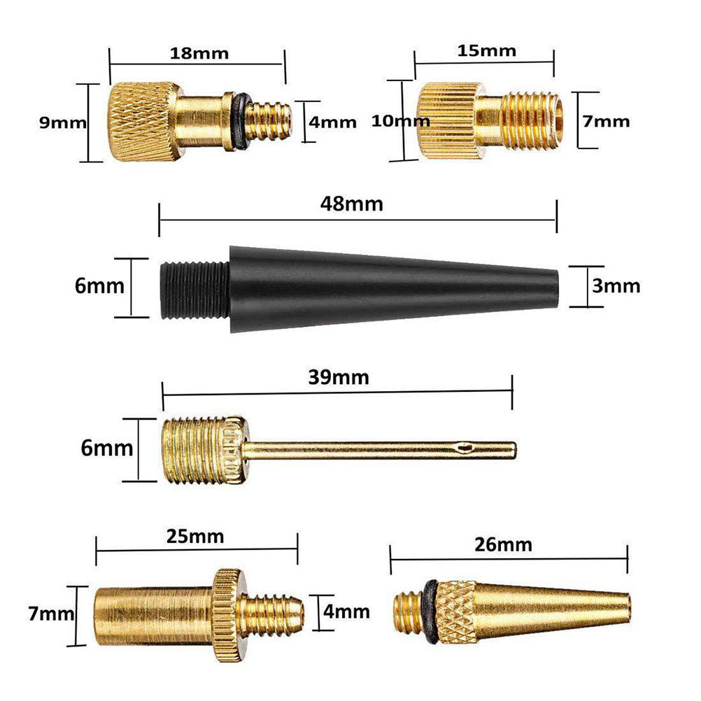 Mountain Biking In The Uk - 14Pcs Set Adaptor Katup Sepeda Tembaga