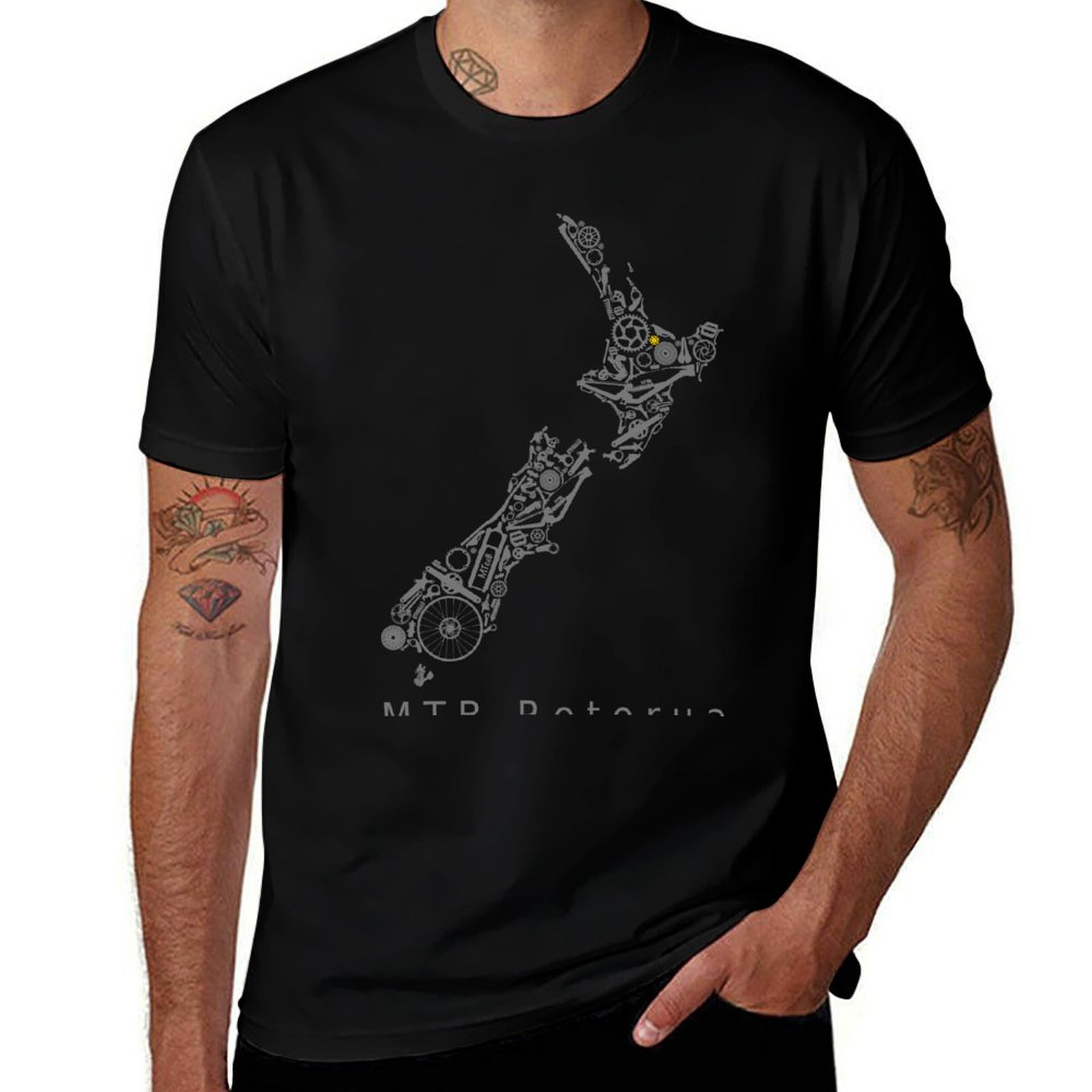 Mountain Biking New Zealand - NEUSILANDIA - MTB Rotorua, Kaos Bersepeda