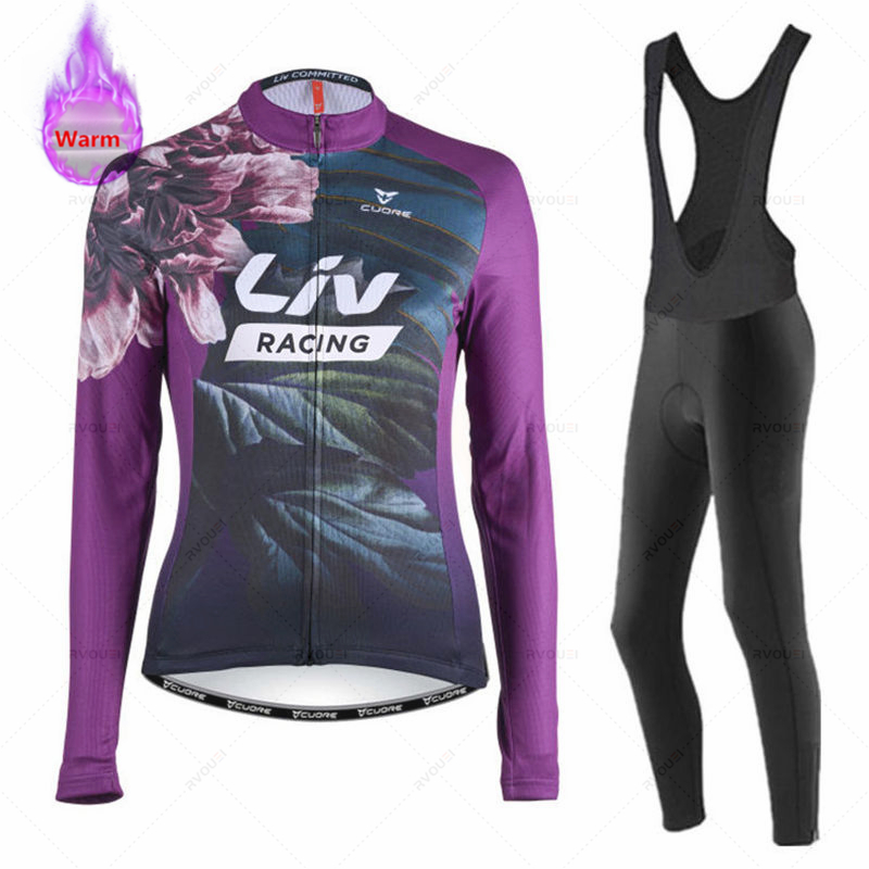 Mountain Biking Apparel - Liv Set Bicicleta Musim Dingin Wanita