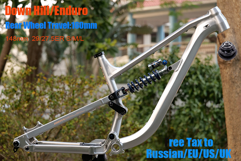 Mountain Biking In The Uk - Rangka Sepeda Soft Tail dari Aluminium