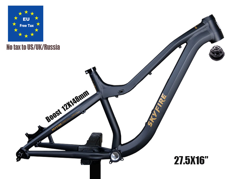 Mountain Biking In The Uk - Rangka Sepeda Aluminium Racetrack, Alloy Thru