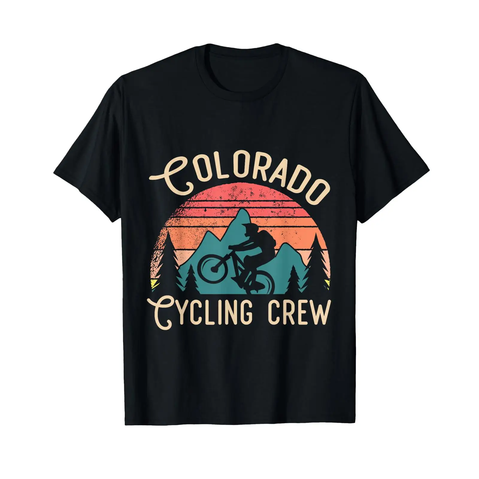 Mountain Biking Colorado - Kaos Colorado untuk Sepeda Gunung, Gaya