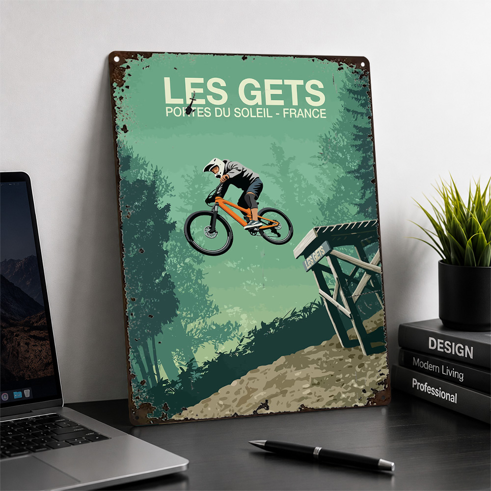 Poster Cetak dengan Gambar Lom - Mountain Biking Europe ulasan dan harga