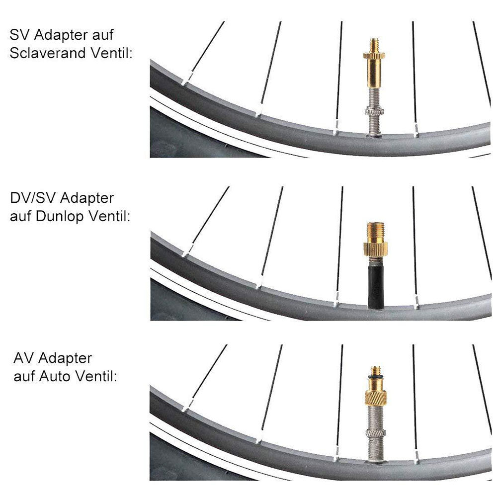 14Pcs Set Adaptor Katup Sepeda - Mountain Biking In The Uk ulasan dan harga