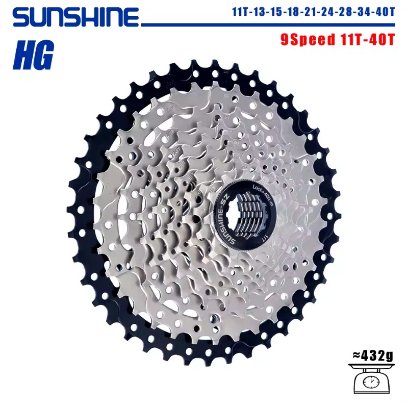 Kaset SUNSHINE 9 kecepatan 11  - Cassette 11 Speed ulasan dan harga