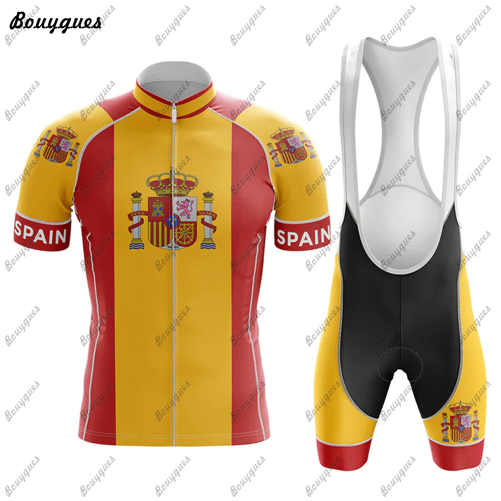Spanyol Set Jersey gaya Premiu - Mountain Biking Apparel ulasan dan harga
