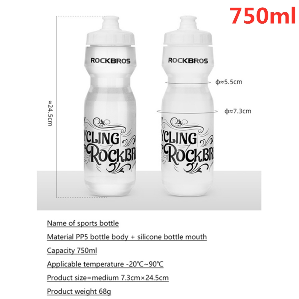 ROCKBROS Botol Air Sepeda 750m - Mountain Biking Water Bottle ulasan dan harga