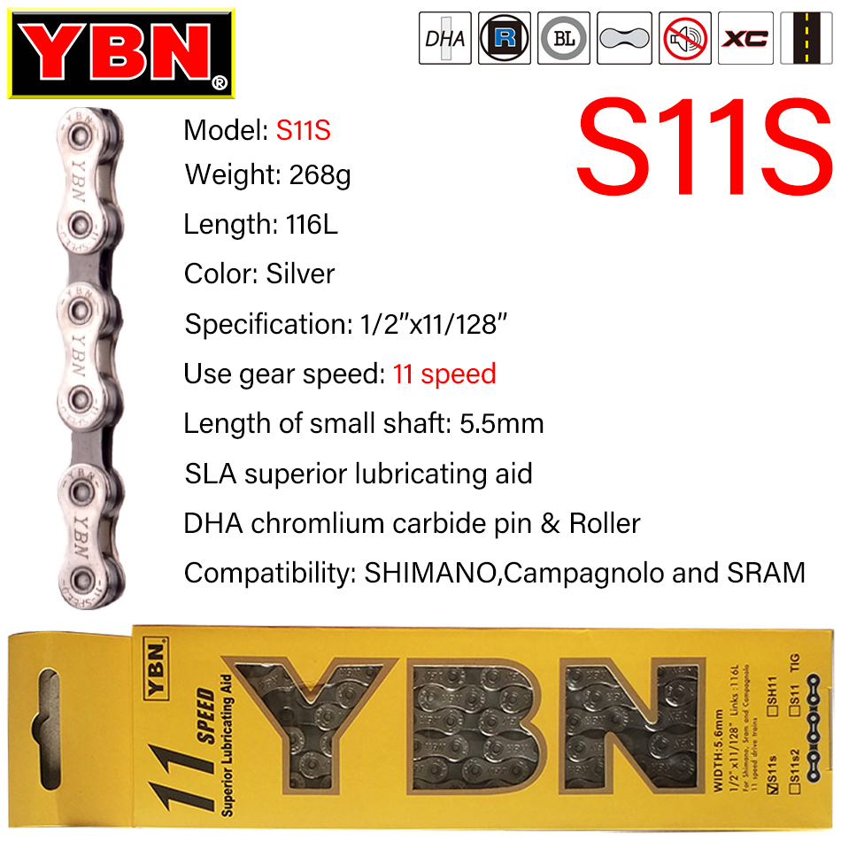 YBN Rantai sepeda 8/9/10/11/12 - Cassette 11 Speed ulasan dan harga