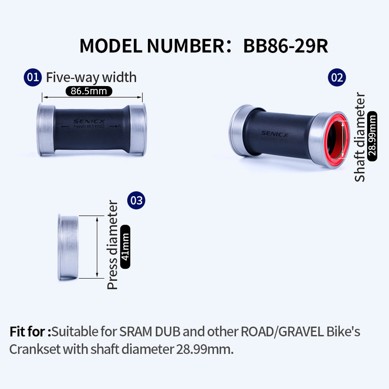 SENICX BB86 DUB braket bawah t - Bottom Bracket Press ulasan dan harga