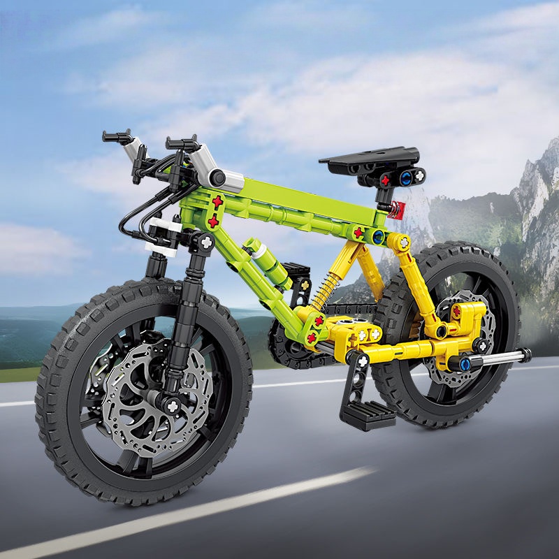200+PCS Mainan Blok Bangunan S - Mountain Biking Gifts ulasan dan harga